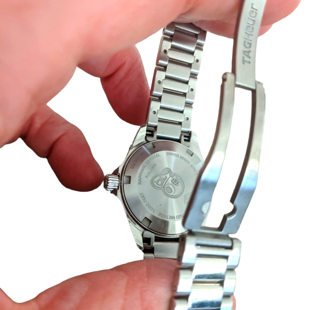 Tag Heuer Diamond Women's watch bezel Aquaracer Authentic Stunning - Picture 13 of 16